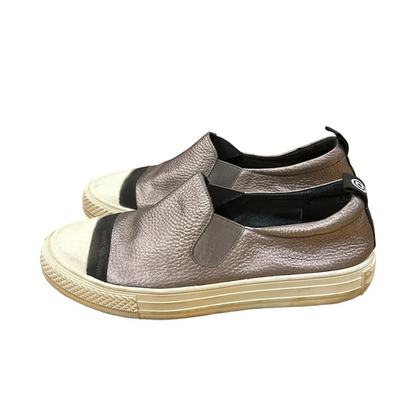 Kors Vigotti Silver Metallic Slip on Sneakers - Picture 2 of 7